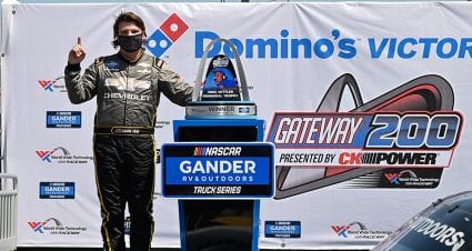 Sheldon Creed takes over late to win Gander Trucks race at World Wide Technology Raceway