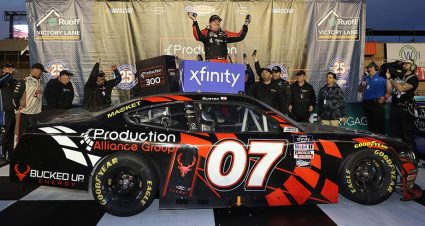Cole Custer nets Xfinity Series win in third overtime at Auto Club